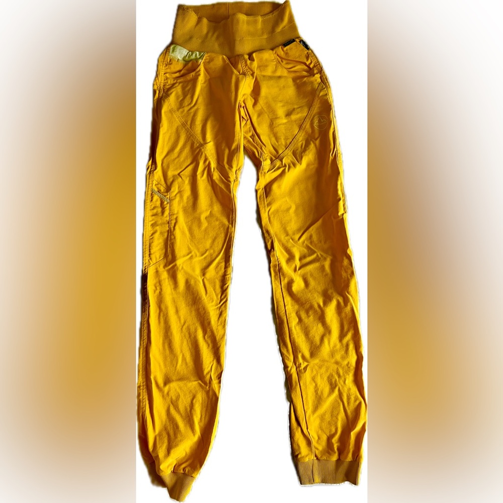 La Sportiva Women's Vibrant Yellow Climbing Pants